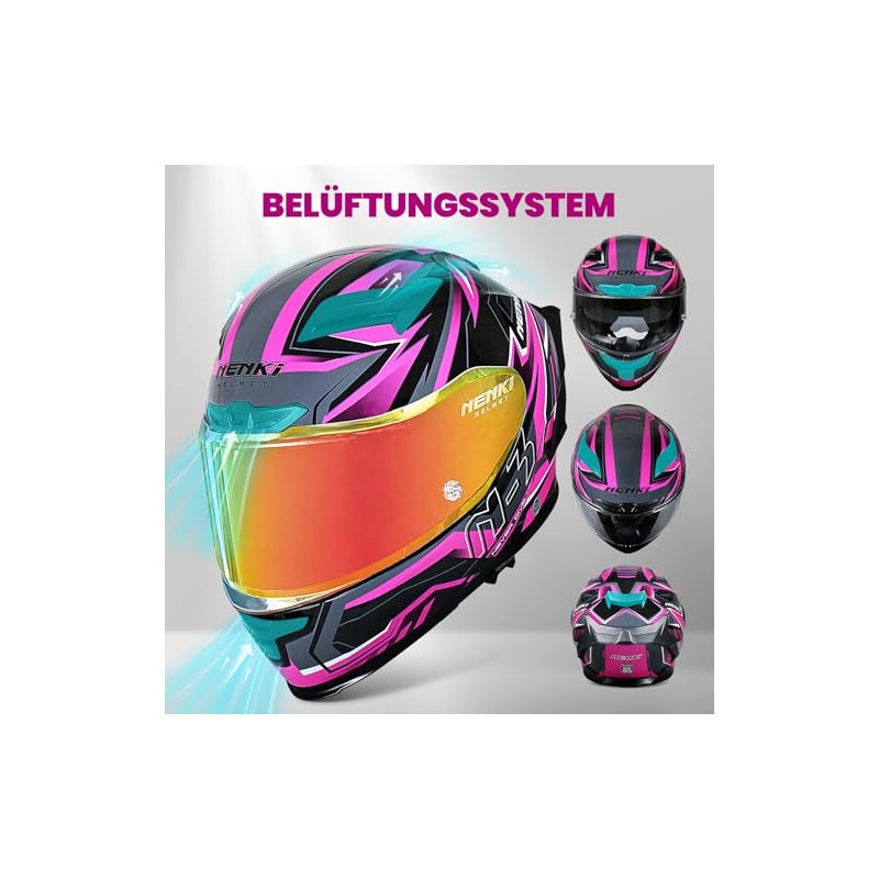 Motorcycle Helmet Women and Men ECE 22.06 Tested - Motorcycle