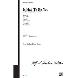 Alfred 00-WBCH93386 It Had to Be You - Music Book