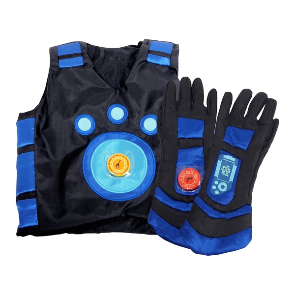 Wild Kratts Creature Power Suit, Martin - Large 6-8X - Vest, Gloves and 2 Power Discs for Halloween Costume, Pretend Play & Dress Up - Officially Licensed - Gift for Kids