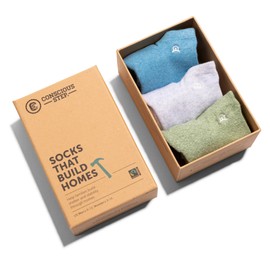 Conscious Step Ankle Sock Set -That Build Homes, Medium