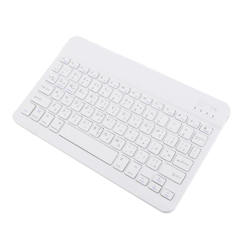 Keyboard 10 Inch UltraThin Wireless for Bluetooth Intelligent Computer Supplies(Arabic