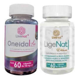 Kit Femn Oneida + Ligenat Control Peso Hormonal Menopausia
