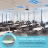 OCTO LIGHTS Fluorescent Light Covers for Classroom Office - Eliminate