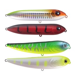 Eupheng Catfish Float Rig, Rattling Line Float for Santee Rig Catfishing, Demon Dragon Style Peg, Catfish Tackle with Fishing Wire Leader Snap and Circle Hook 4PCS