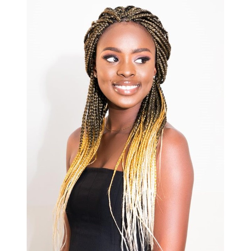Xpression Pre-Stretched Braiding Hair - 100% Kanekalon, Itch-Free, Lightweight, Hot