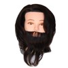 Ladella Beauty Male / Man Cosmetology Mannequin 100% Human Hair