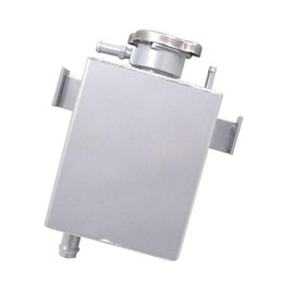 HCHCSPEED Aluminum Coolant Reservoir Tank For Maverick X3 2017-2023 Silver Replaces OEM #709200998#709200412#709200163