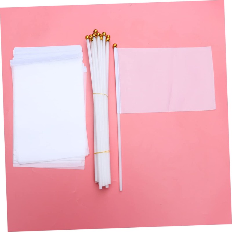 Kisangel 3sets Hand-cranked Flag Waving Banner Commanding Referee Flag Ideal