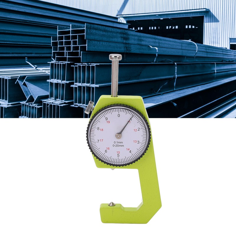 Thickness Meter 0.1mm Resolution 0 to 20mm Measure Range Industrial