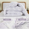 Utopia Bedding Double Paisley Lavender Print Duvet Cover Set -