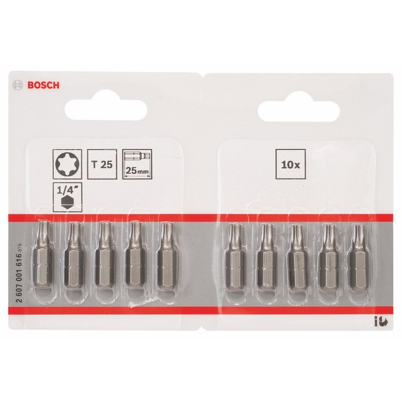 Bosch Professional 2607001616 Screwdriver bit Extra Hard, T25