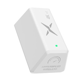 DeLUX Hyperspeed Wireless 4K Receiver, Nordic 52820, 4000Hz Wireless Polling Rate, 0.25ms Latency (White)