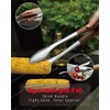 Heavy-Duty ​Dikela Wooden BBQ Grilling Tools Set. Extra Thick Stainless