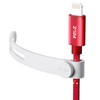PZOZ (10 pcs) Reusable Cable Ties, Elastic Silicone Cord Organizer