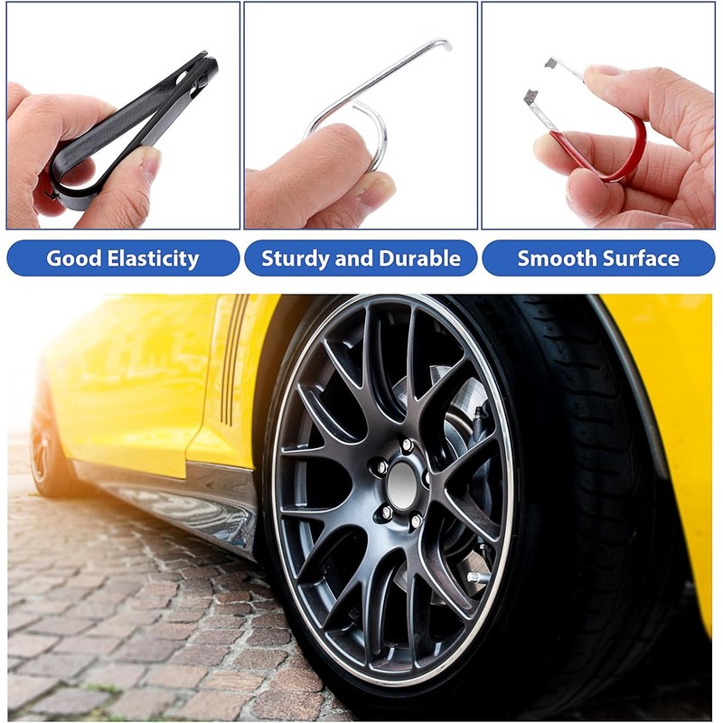 6PCS Wheel Cap Removal Tool Set - Locking Nut Cover