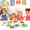 FYOJAIC 12 Hedgehog Craft Sets for Children, Craft Set for