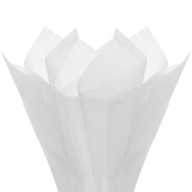 PATIKIL 23.2"x23.2" Flower Wrapping Paper, 10 Sheets Non-Woven Waterproof Florist Floral Bouquet Wrap Paper Korean Style for DIY Crafts Gift Packing, White