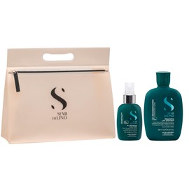 Semi Di Lino Gift Pack – Reconstruction Reparative Low Shampoo 250ml + Reconstruction Anti-Breakage Daily Fluid 125ml + Bolsa de Regalo | Alfaparf Milano