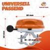 Children's Bicycle Bell - Fox / Orange - Bell Ideal