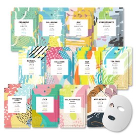 KisoCare KisoCare Facial Sheet Mask 24 Combo Pack [Japanese]- Hydrating and Soothing with a blend of key ingredients
