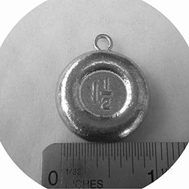 75 Pcs. Coin River Fishing Sinker Weights Lead Fishing Set Sinkers Tackle Kit 1-1/2 Oz.