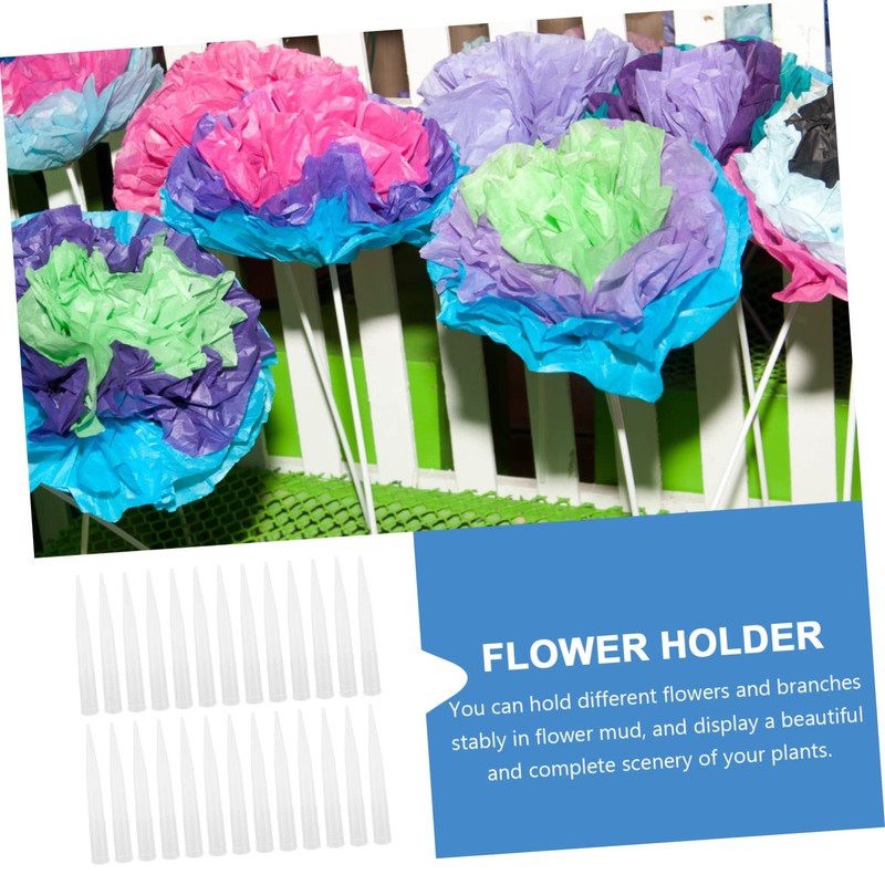 TEHAUX 2sets Water Vials for Roses Floral Stem Tubes for