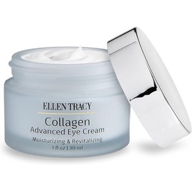 ELLEN TRACY Collagen Eye Cream | Advanced Moisturizing & Renewing Cream for Removing Dark Circles and Puffiness Under Eyes | Collagen, Dimethicone, 30 ML, 1 FL Oz