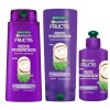 Garnier Kit Rutina Fructis Rizos Poderosos Shampoo, Acondicionador Y Crema