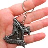 Muay Thai Keychain, Kick Boxing Keyring, Fighter Keychain, Fighting Postures
