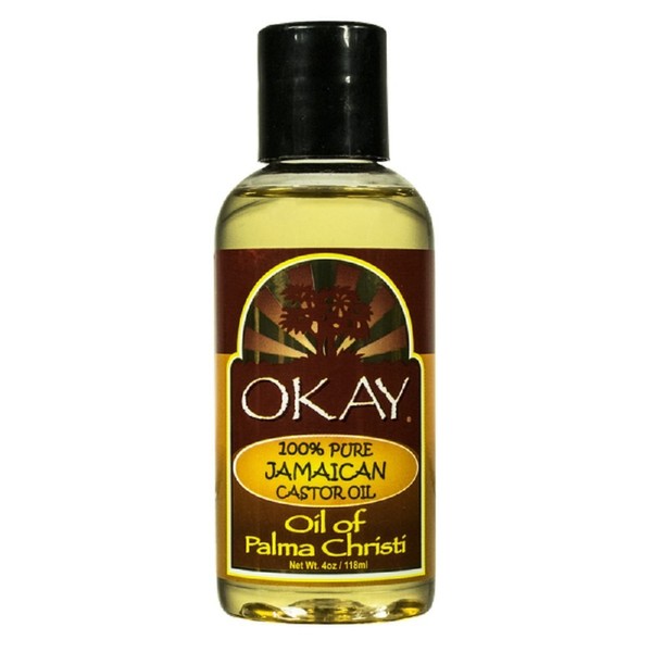 OKAY | Jamaican Castor Oil | For All Hair & Skin Types | Soothe Scalp & Skin | Grow Strong Healthy Hair | 100% Pure | 4 oz