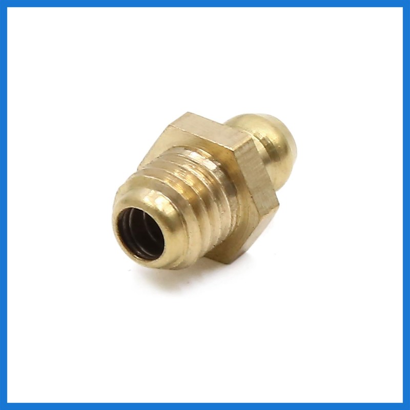 VekAuto 10pcs M8 x 1.25 Thread Brass Straight Grease Nipple