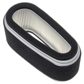 vhbw Filter Set Compatible with John Deere GX70, GX75, 130 Lawnmower Engine - 2 x Replacement Filters (Paper Filter, Foam Filter)