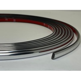 Trim-Gard Automotive Wheel Well Molding 7/16" Wide x 20' Long Chrome 0301-20