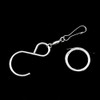 Teardrop Stainless Steel Wind Spinner with Crystal Decoration 10.5 cm