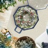 Hearth & Harbor Wreath Storage Container - Clear Christmas Wreath