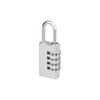 SISAV 4-Digit Aluminum Combination Padlock for Gym,School Lockers,Toolbox,Fence Gate,and Employee
