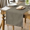 Artoid Mode Coffee Brown Table Runner, Seasonal Fall Washable Kitchen