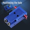 Pocket Hole Drilling Jig Kit Woodworking Oblique Drill Guide Set