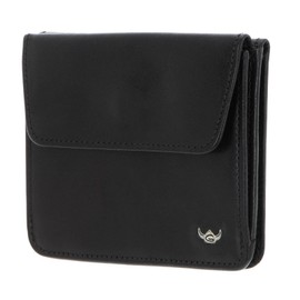 Golden Head Colorado RFID Protect Billfold Coin Wallet with Front Flap Snap Closure Black, black, rfid wallet