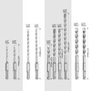 20Pcs Rotary Hammer Drill Bits and Chisel Set, SDS-Plus Shank