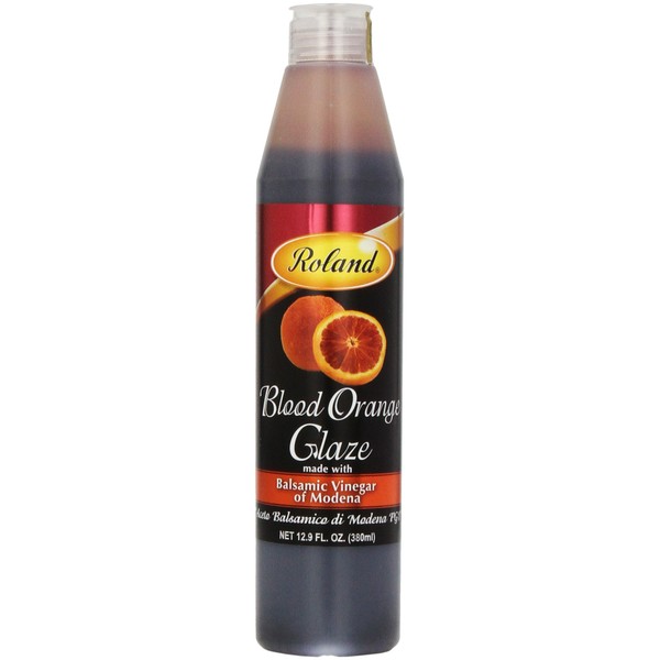 Roland Foods Balsamic Glaze, Blood Orange, 12.9 Ounce