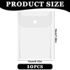 10 PCS Clear Envelope Pouch 7 X 5 Inch Clear