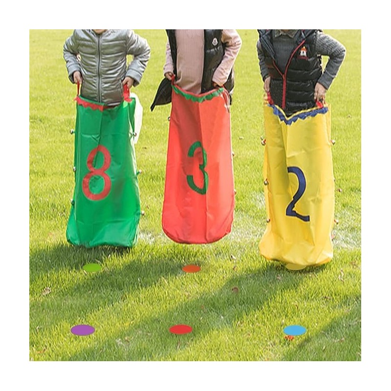 Jindizi 6pcs Football Logo Discs - Rubber Training Circles for