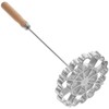 Alipis Aluminum Waffle Mold Rosette Cookie Tool with Handle, 12.38inch
