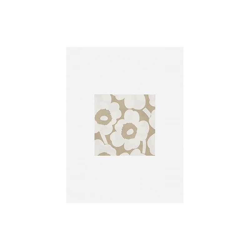 [marimekko] Unikko Women's Lunch Napkins, 33X33 52_1_5273552658 F, Light Gray
