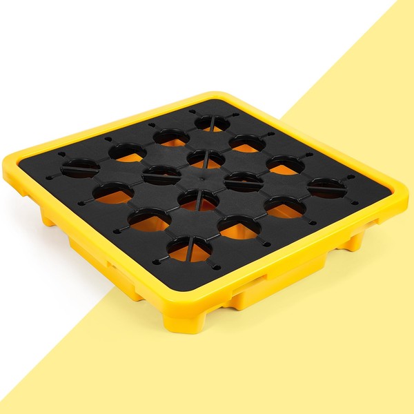 Thyle Spill Containment Platform Yellow and Black Modular Spill Containment