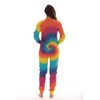 #followme Women's Tie Dye Henley Thermal Onesie 6769-10364-L