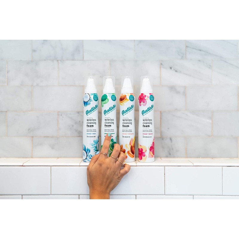 Batiste Waterless Cleansing Foam Cleanse and Strengthen with Almond Oil,