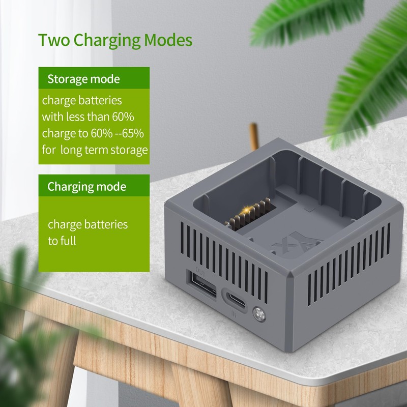 LYONGTECH 100W USB Battery Charger with Storage Charge for DJI