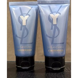 Yves Saint Laurent Y Shower Gel -  2 pc 2 x 1.6oz = 3.2 fl oz total  (Brand New)